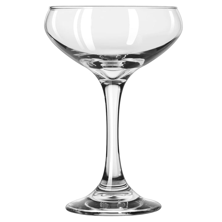 Libbey Perception Cocktail Coupe Glasses, 8.5 ounce, Set of 12