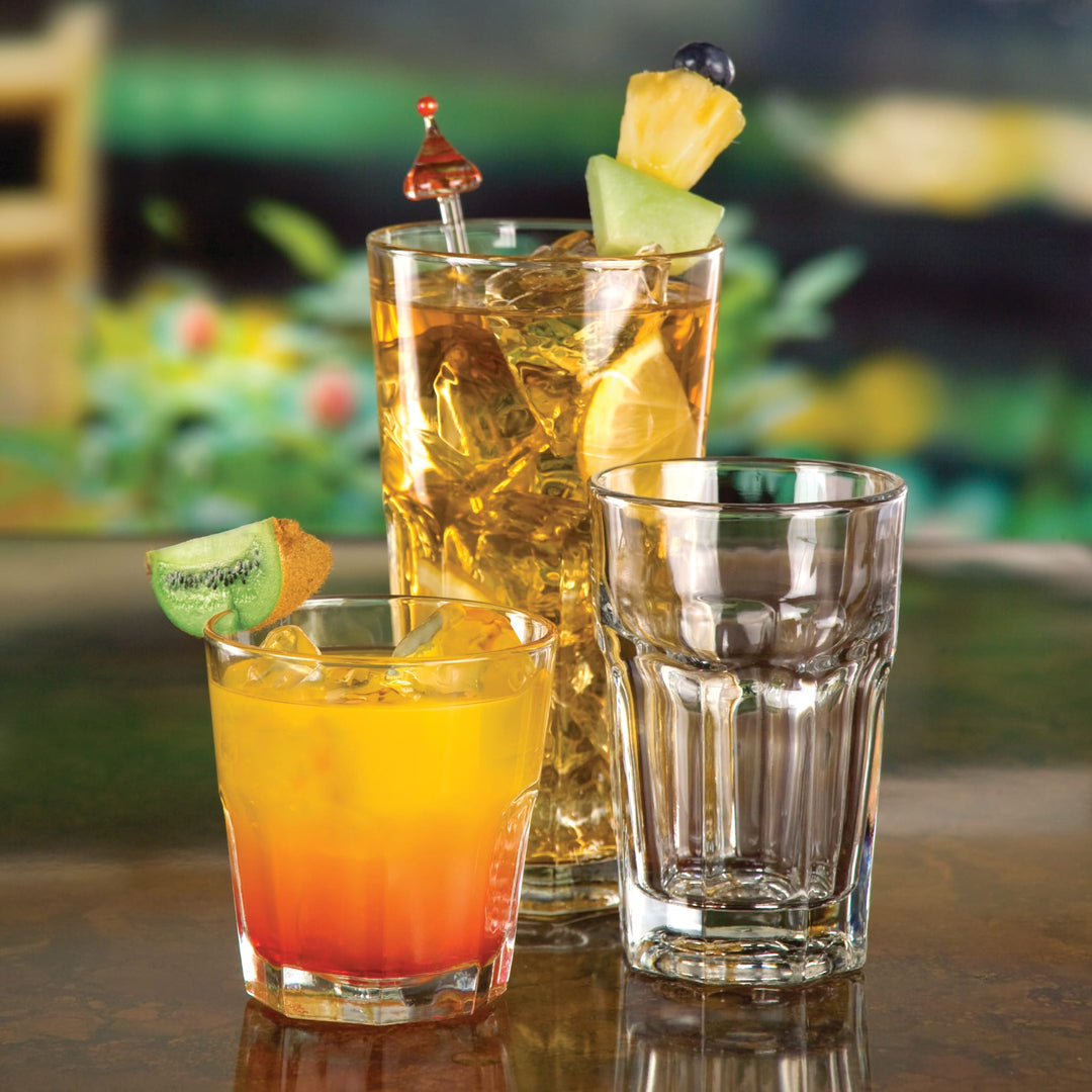 Strengthened with Libbey’s exclusive DuraTuff® technology for exceptional durability and shatter resistance.