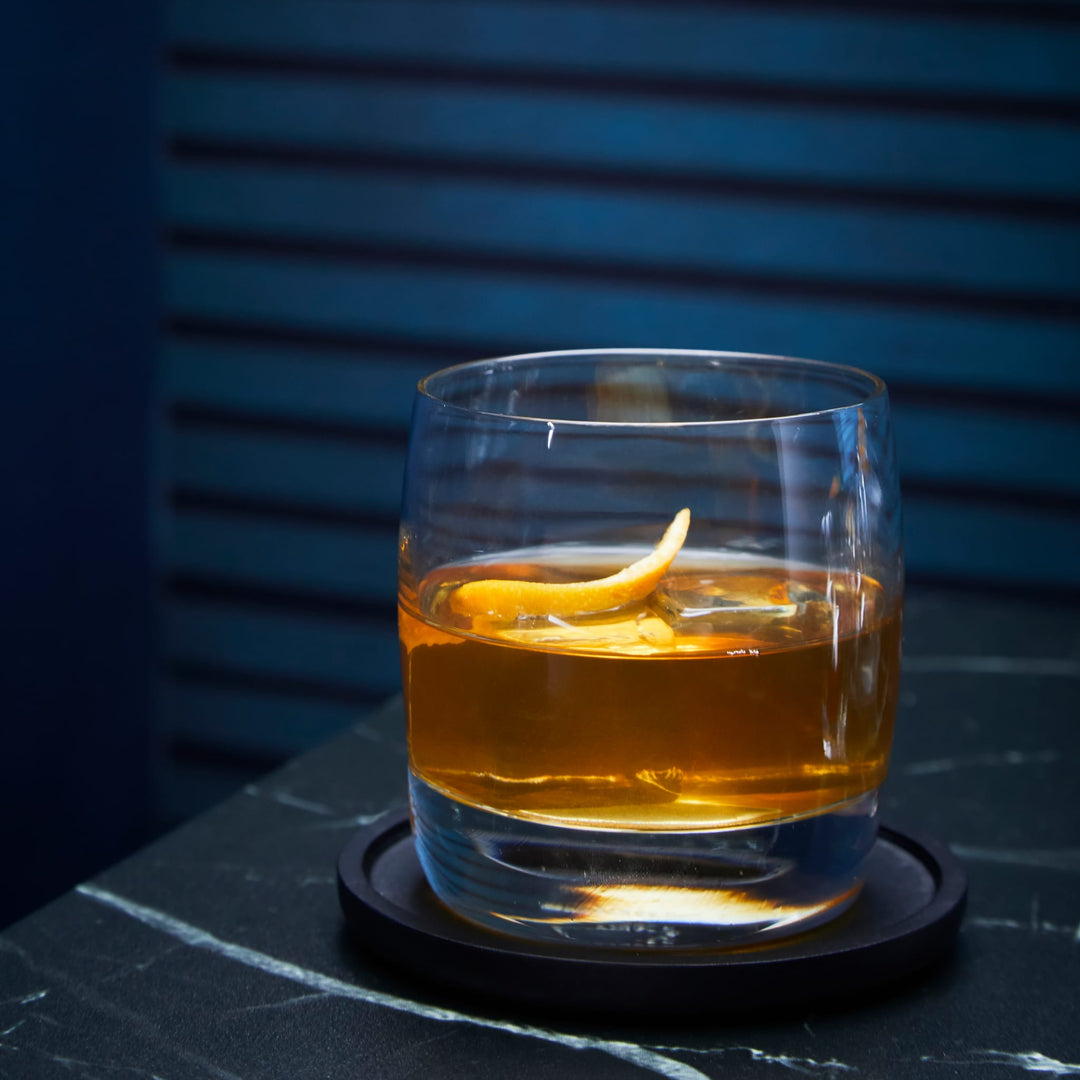 Versatile Kentfield design with a classically elegant shape; manufactured with Libbey&