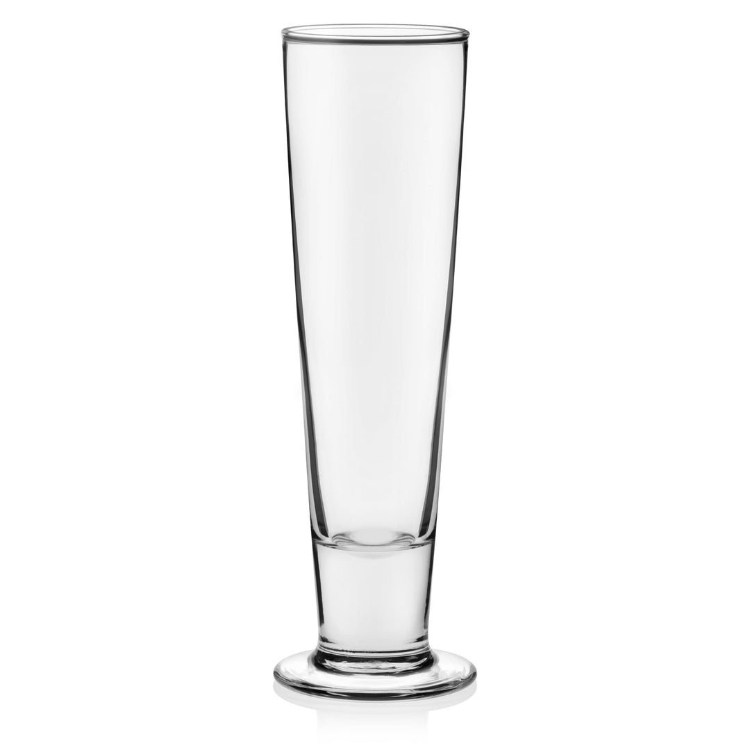 Libbey Stockholm Pilsner Beer Glasses, 14.5 ounce, Set of 4