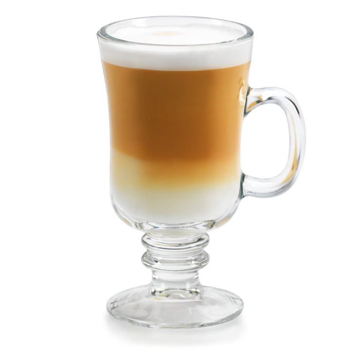 Libbey Irish Coffee Mug Glasses, 8.5 ounce, Set of 4