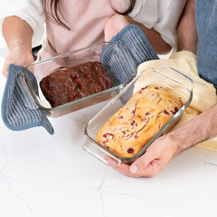 Patented stackable design helps maximize storage space in cabinets, refrigerators, or freezers.