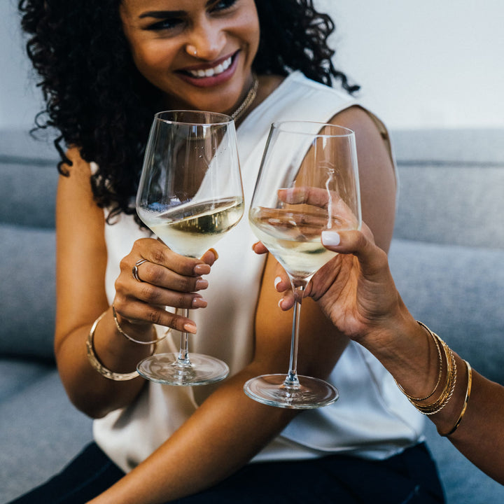 20-ounce capacity provides balance for generous pours while allowing wine to breathe.