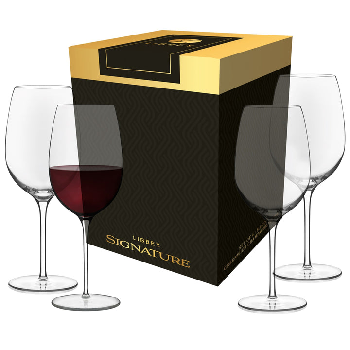 Classic rounded bowl enhances aromas and flavors for red, white, or rosé wines.